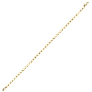 18B005-400 | 18ct Yellow Gold 4.00ct Rub-over Natural Diamond Line Bracelet