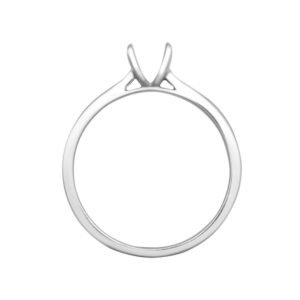 18M950-050 | 18ct White Gold 0.13ct Natural Diamond Channel-set Wed-fit Ring Mount- Holds 0.50ct