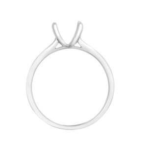 18M950-100 | 18ct White Gold 0.18ct Natural Diamond Channel-set Wed-fit Ring Mount- Holds 1.00ct