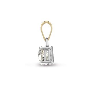 18P004-015 | 18ct Yellow Gold 15pt 4 Claw Natural Diamond Solitaire Pendant