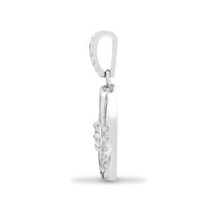 18P286 | 18ct White 0.40ct Natural Diamond Pendant