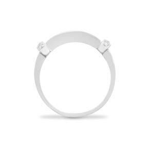 18ct White Gold Natural Diamond Ring
