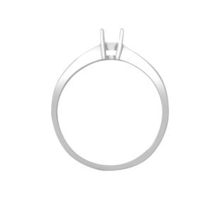 18R216-075 | 18ct White Gold 0.38ct Natural Diamond Ring. Fits 0.75ct