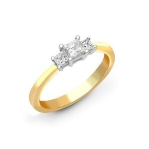 18R338-100 | 18ct Yellow Gold 1ct Natural Diamond Ring
