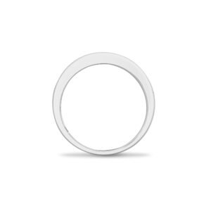 18ct White 0.25ct Natural Diamond Baguette 12 Eternity Ring