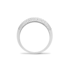18ct White 0.50ct Natural Diamond Bombay Ring
