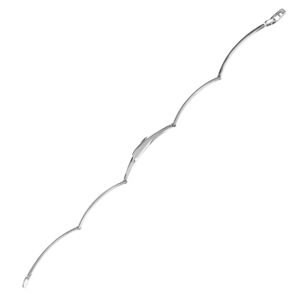 9B019 | 9ct White Gold Natural Diamond Bracelet