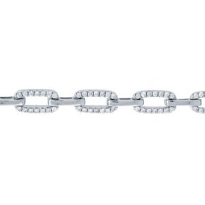 9B032 | 9ct White 1.27ct Diamond Bracelet
