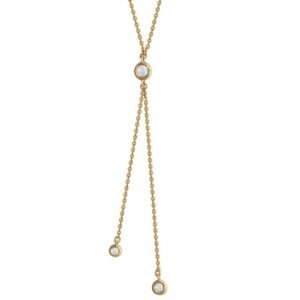 9C002-16 | 9ct Yellow 0.16ct Natural Diamond Pendant with 16" Chain