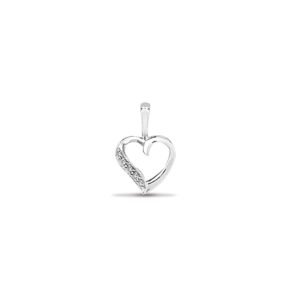 9P045 | 9ct White Gold Natural Diamond Pendant