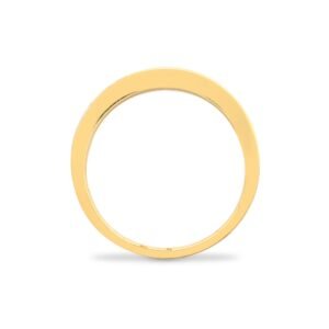 9ct Yellow Gold Natural Diamond Half Eternity Ring