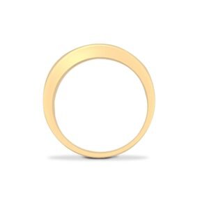 9ct Yellow Gold Natural Diamond Half Eternity Ring