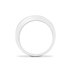 9ct White Gold Natural Diamond Half Eternity Ring