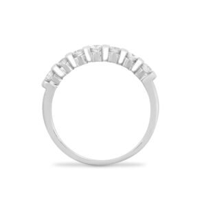 9ct White Gold Natural Diamond Ring