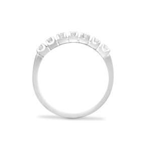 9ct White Gold Natural Diamond Ring