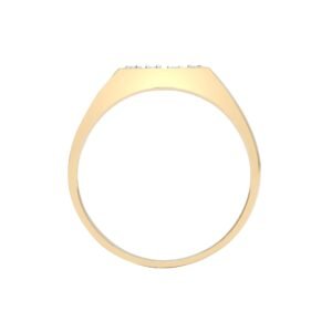9R515 | 9ct Yellow Gold Gents Natural Diamond Ring