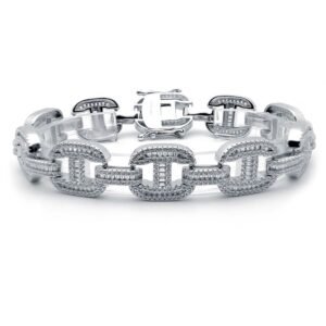 ABB191 | 925 Silver CZ Set Marine Bracelet