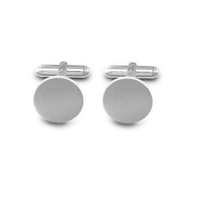 ACL003 | 925 Sterling Silver Round Cufflinks