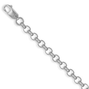 ACN002E-18 | 925 Sterling Silver Belcher Necklace