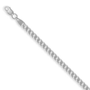 ACN006A-16 | 925 Sterling Silver Curb Chain Necklace