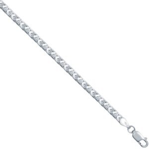 ACN022C-20 | JN Jewellery 925 Silver Square Franco 3.7mm Gauge Chain