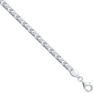 ACN022D-20 | JN Jewellery 925 Silver Square Franco 4.4mm Gauge Chain