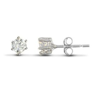 AES050 | 925 Silver 3mm Cubic Zirconia Stud Earrings