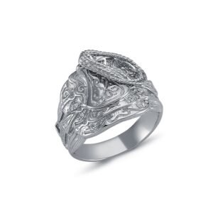 925 Silver Saddle Ring