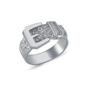 925 Silver Buckle Ring