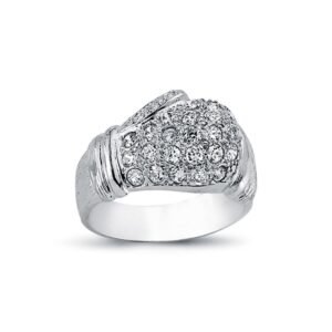 925 SilverCZ Set Boxing Glove Ring