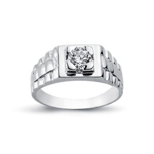 925 Silver CZ Set Solitaire Ring Watch Bracelet Shoulders