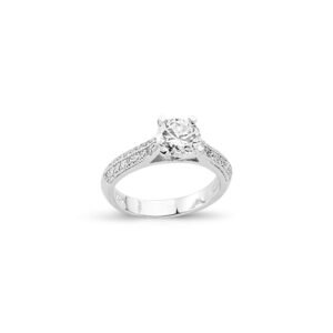 925 Silver CZ RBC Ring