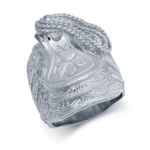 925 Silver Saddle Ring