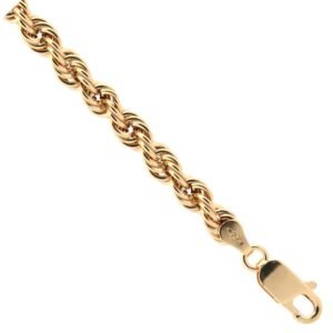JBB325D-20 | 9ct Yellow Gold 5mm Gauge Hollow Rope Chain