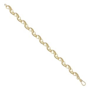 9ct Yellow Waves Bracelet