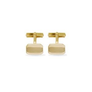 JCL002 | 9ct Yellow Gold Oblong Cufflinks