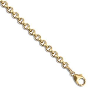 JCN001G-18 | 9ct Yellow Gold Round Belcher 4.3mm Gauge Chain