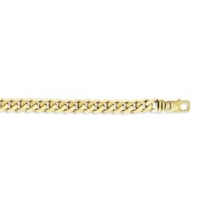 JCN106B-9 | 9ct Yellow Gold 12.5mm Traditional Curb Bracelet