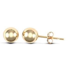 JES079 | 9ct yellow gold 5mm ball Stud Earrings