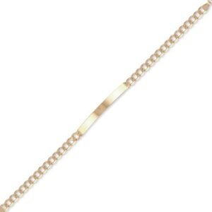 JID027-7.5 | 9ct Yellow Gold Id Bracelet