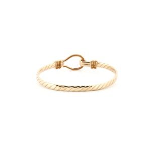 JKB097 | 9ct Yellow child hook bangle