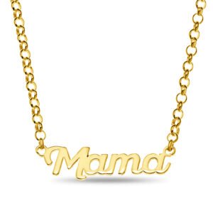JNP027-Y | 9ct Yellow Gold Personalised Nameplate