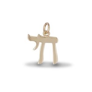 JPD380 | 9ct Yellow Gold Chai Pendant