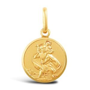 JPM002 | 9ct Yellow Gold St Christopher Pendant