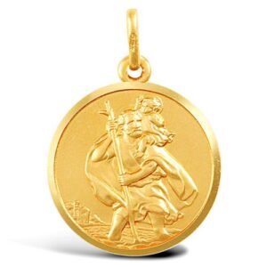JPM005 | 9ct Yellow Gold St Christopher Pendant