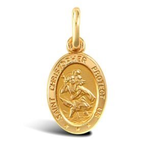 JPM012 | 9ct Yellow Gold St Christopher Pendant