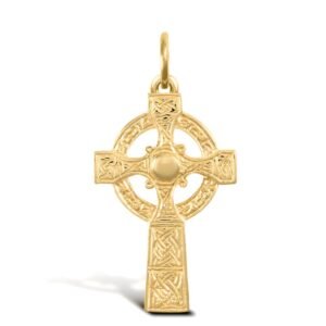 JPX032 | 9ct Yellow Gold Celtic Cross