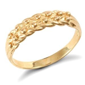 JRN075 | 9ct Yellow Gold Keeper Ring