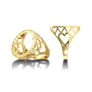 JRN171-H | 9ct Yellow Gold Half Sovereign Ring