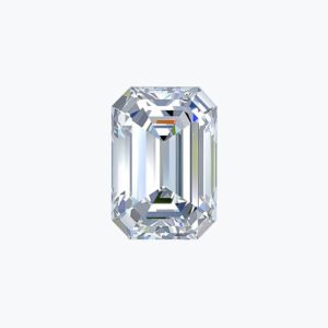 LABEM200 | Certificated 2.00cts/8.00mm Laboratory Grown Emerald Cut D colour VS clarity diamond